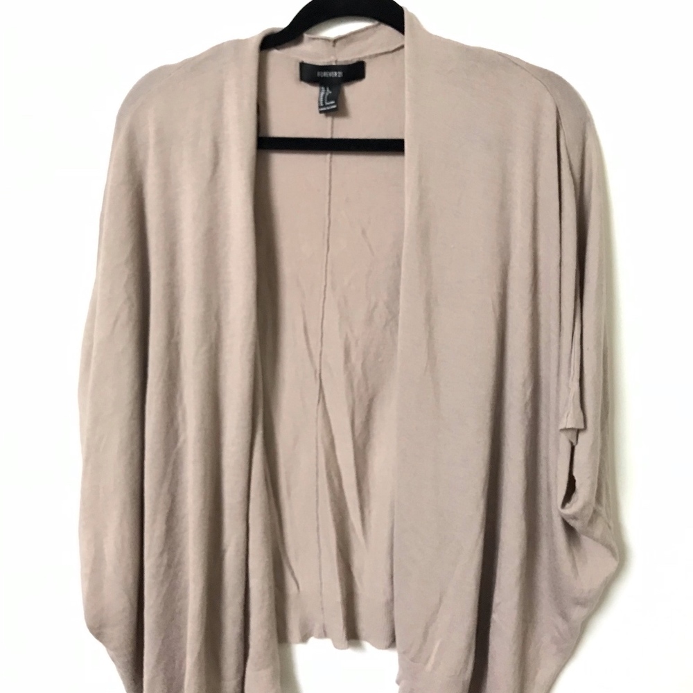 Tan cardigan